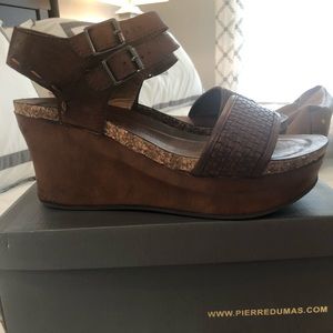Pierre Dumas wedge sandals